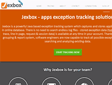 Tablet Screenshot of jexbox.com